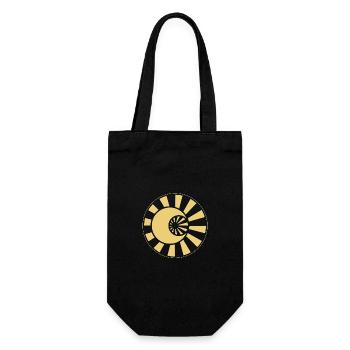 Soleil et Lune - Sac à bouteille - noir - Devant