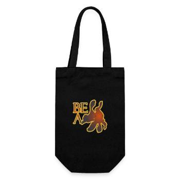 Be a Goldfish - Gift Bag for Bottles - black - Front