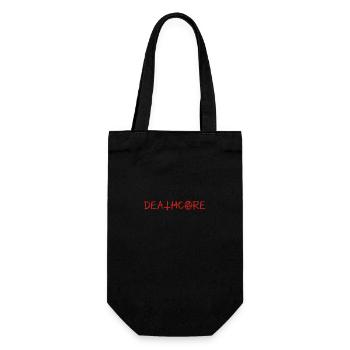 Metalhead Deathcore Shirt Dämonischer Ästhetik - Geschenkbeutel für Flaschen - Schwarz - Vorne