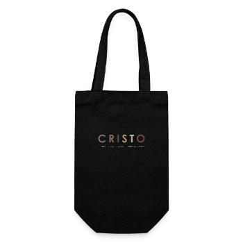 CHRIST BK - Geschenkbeutel für Flaschen - Schwarz - Vorne
