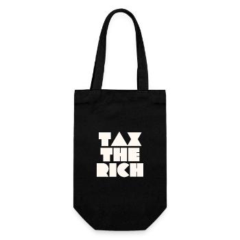 TAXEZ LES RICHES - Sac à bouteille - noir - Devant
