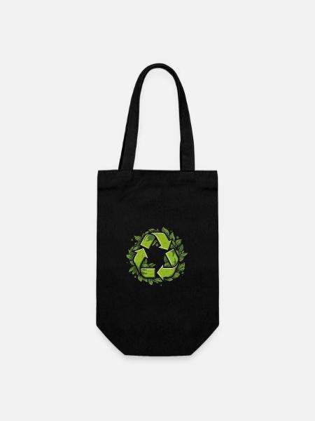 Recyclage - Sac à bouteille - noir