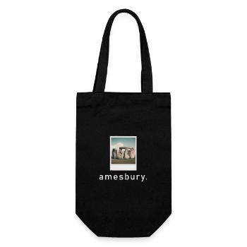 Stonehenge Amesbury Photo rétro - Sac à bouteille - noir - Devant