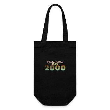 25. Geburtstag Limited Edition (SCR) 05/2000 - Geschenkbeutel für Flaschen - Schwarz - Vorne