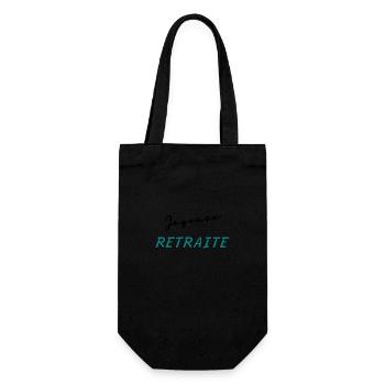 RETRAITE. BONNE RETRAITE. JOYEUSE RETRAITE - Sac à bouteille - noir - Devant