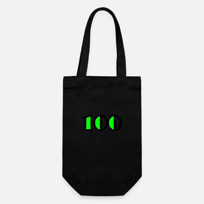 100 ANS. 100e ANNIVERSAIRE. ANNIVERSAIRE 100 ANS - Sac à bouteille - noir