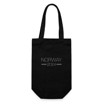 Norwegen 2024 - Geschenkbeutel für Flaschen - Schwarz - Vorne