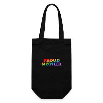 Mère fière - Sac à bouteille - noir - Devant
