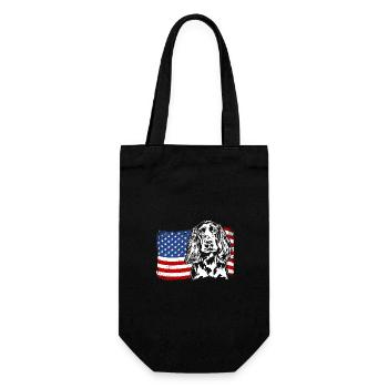 Boykin Epagneul US Amérique Flag Dogs Wilsigns - Sac à bouteille - noir - Devant