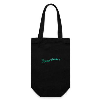 RETRAITE. BONNE RETRAITE. JOYEUSE RETRAITE. VIVE L - Sac à bouteille - noir - Devant