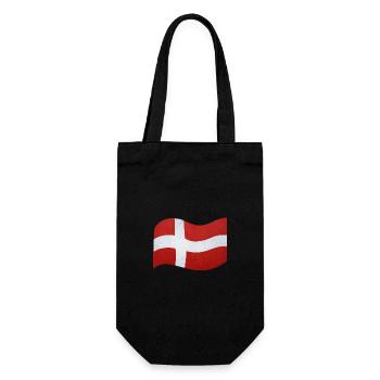 Dänemark - Geschenkbeutel für Flaschen - Schwarz - Vorne