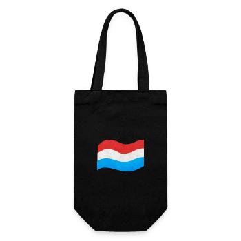 Le drapeau du Luxembourg - Sac à bouteille - noir - Devant