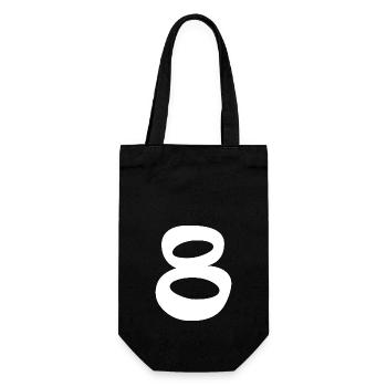 8 - Gift Bag for Bottles - black - Front
