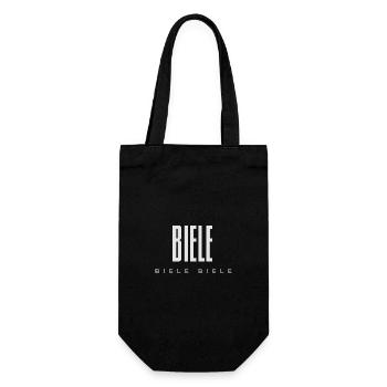 BIELE BIELE BIELE - Geschenkbeutel für Flaschen - Schwarz - Vorne