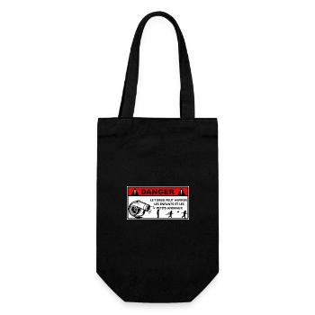 Attention turbo - Sac à bouteille - noir - Devant