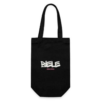 BIELE BIELE BIELE - Geschenkbeutel für Flaschen - Schwarz - Vorne