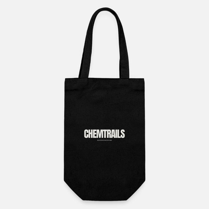chemtrails geoengineering - Gift Bag for Bottles - black