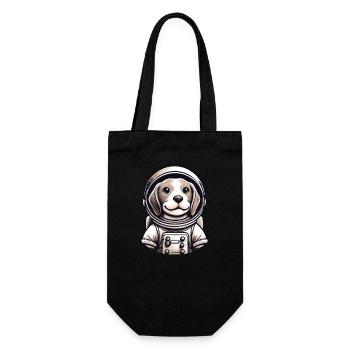 Aventure spatiale de l’astronaute Beagle - Sac à bouteille - noir - Devant
