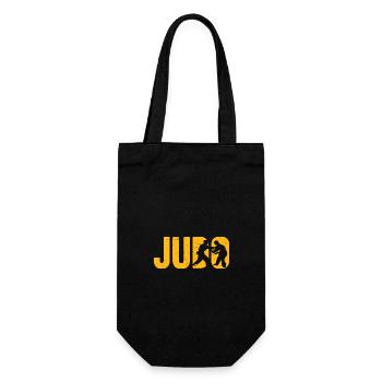 Judo - Geschenkbeutel für Flaschen - Schwarz - Vorne