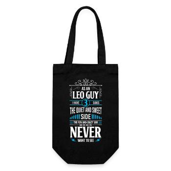 Zodiac sign stars superstition - Gift Bag for Bottles - black - Front