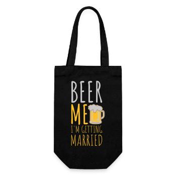 Beer Me Me marier - Sac à bouteille - noir - Devant