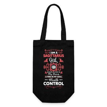 Horoscope Birthday Month - Gift Bag for Bottles - black - Front