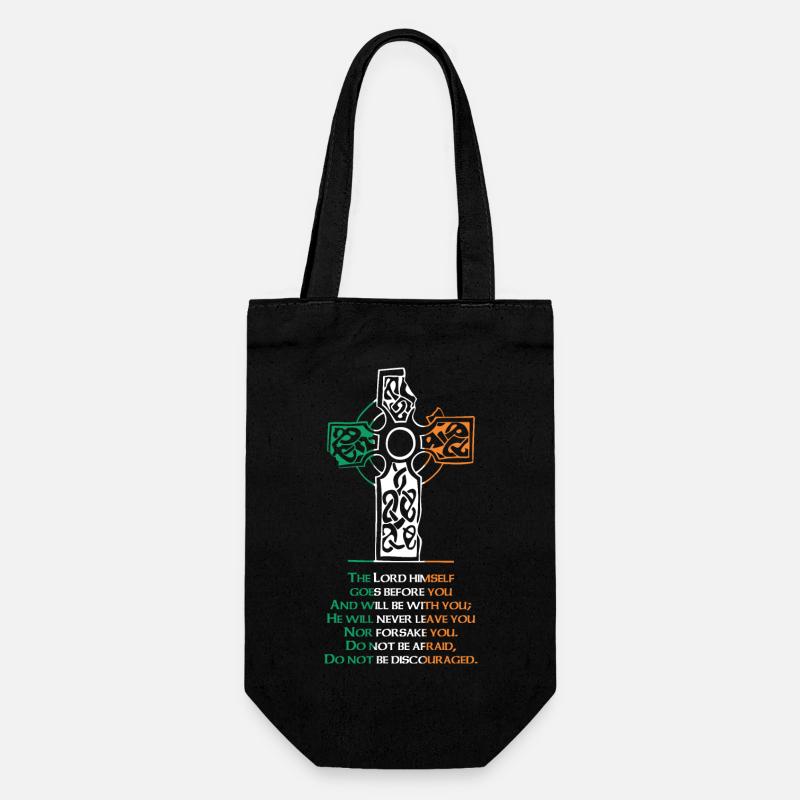 Celtic Cross - Gift Bag for Bottles - black