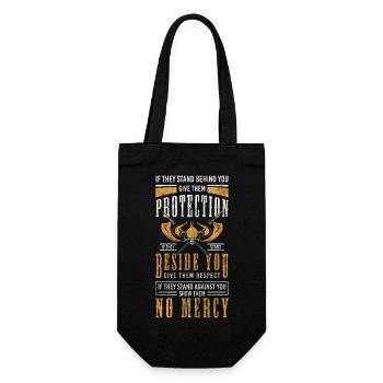 Thor Valhalla Hammer Symbol - Gift Bag for Bottles - black - Front
