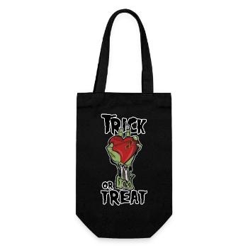 Trick or Treat // Halloween - Geschenkbeutel für Flaschen - Schwarz - Vorne