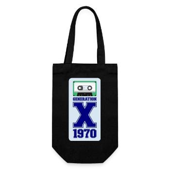 1970 Generation X disco - Geschenkbeutel für Flaschen - Schwarz - Vorne