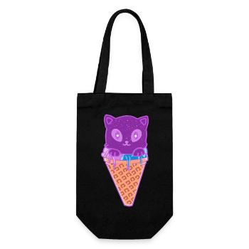 Crème glacée pour chat Crème glacée - Sac à bouteille - noir - Devant