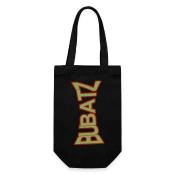 Bubatz logo - Geschenkbeutel für Flaschen - Schwarz - Vorne