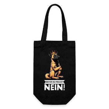 Avant que vous ne demandiez : Berger belge Malinois - Sac à bouteille - noir - Devant