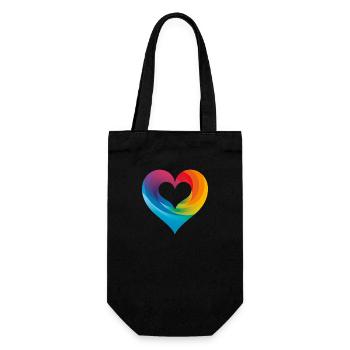 Amour pour la communauté LGBTQIA+ - Sac à bouteille - noir - Devant