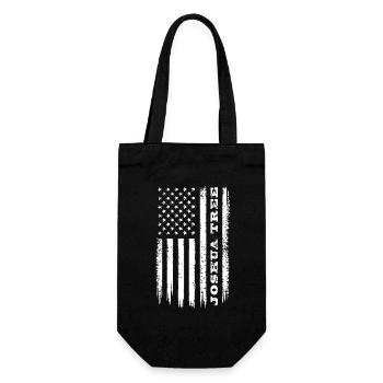 Flag USA Joshua Tree National Park Gift - Gift Bag for Bottles - black - Front