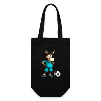 Donkey Football - Gift Bag for Bottles - black - Front