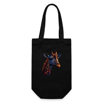 BELLE GIRAFE - SAVANE - Sac à bouteille - noir - Devant