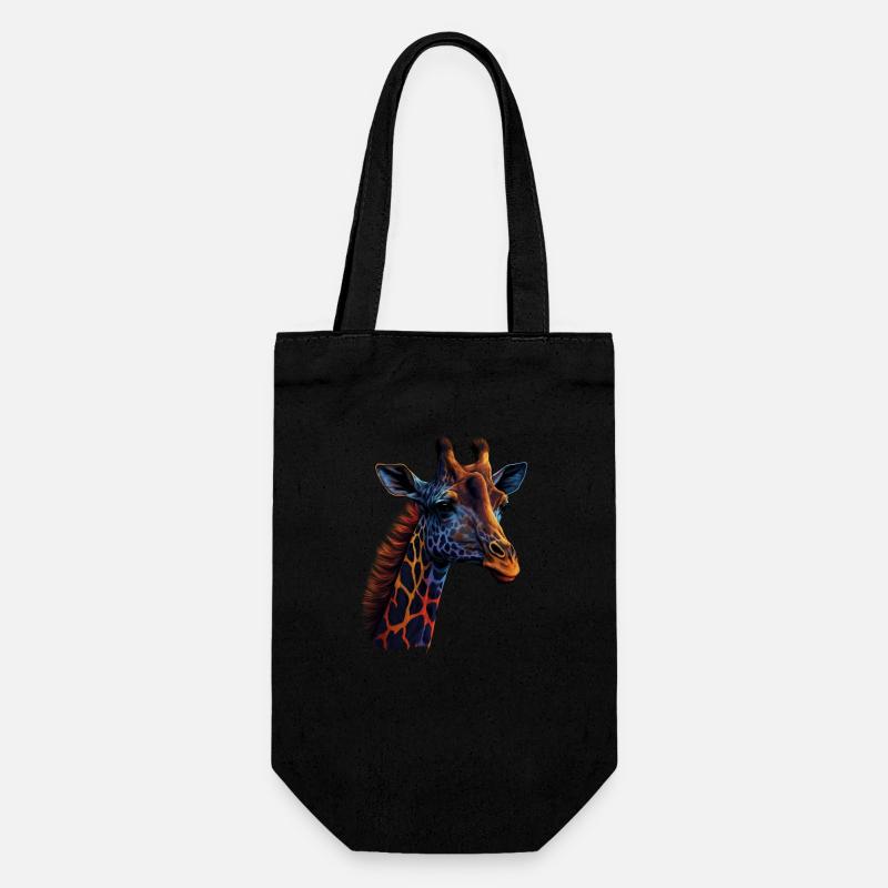 BELLE GIRAFE - SAVANE - Sac à bouteille - noir