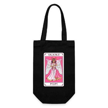 Valkyrie Mom Viking Card - Gift Bag for Bottles - black - Front