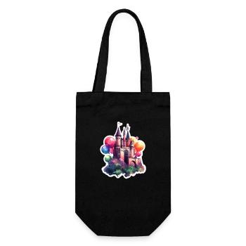 Colour Castle. - Geschenkbeutel für Flaschen - Schwarz - Vorne