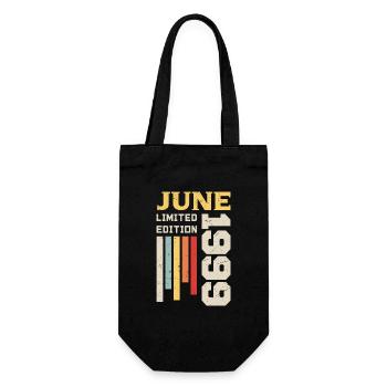 June 1999 - Birthday gift June 1999 June - Gift Bag for Bottles - black - Front