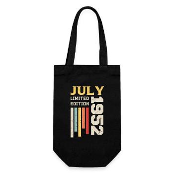 Juillet 1952 - Cadeau anniversaire Juillet 1952 - Sac à bouteille - noir - Devant