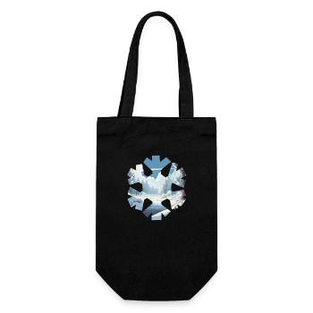 Winter Wonderland Nature View - Gift Bag for Bottles - black - Front