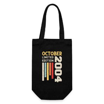 October 2004 - October 2004 Birthday Gift - Gift Bag for Bottles - black - Front