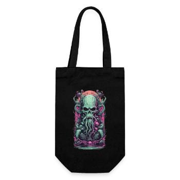 Ghoul Demon Heavy Metal Underworld Design - Gift Bag for Bottles - black - Front