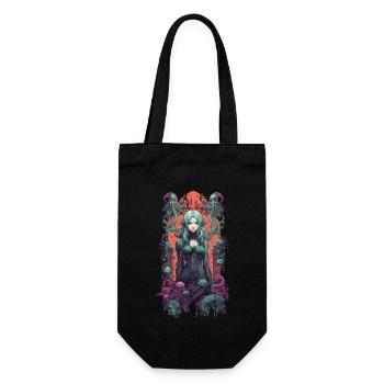 Goth Anime Girl Pastel Occulte Underworld - Sac à bouteille - noir - Devant