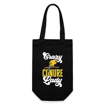 Parakeet, Parrot, Parakeet, Bird - Gift Bag for Bottles - black - Front