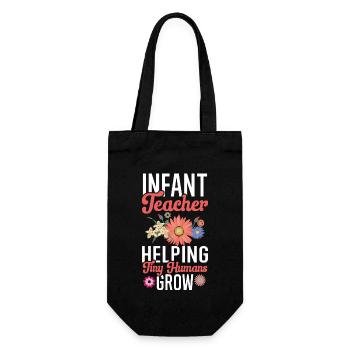 Kindergarten Teacher Daycare Center Educator - Gift Bag for Bottles - black - Front