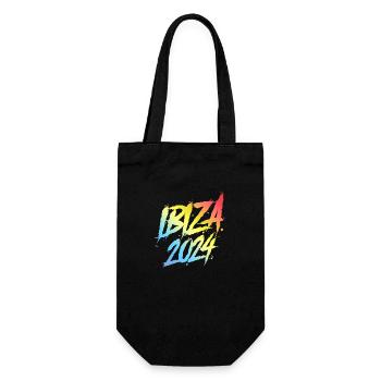 Ibiza 2024 Colorful Holiday Team - Gift Bag for Bottles - black - Front