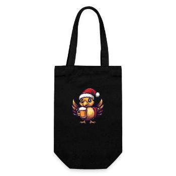 Truthan Christmas Beer Funny - Gift Bag for Bottles - black - Front